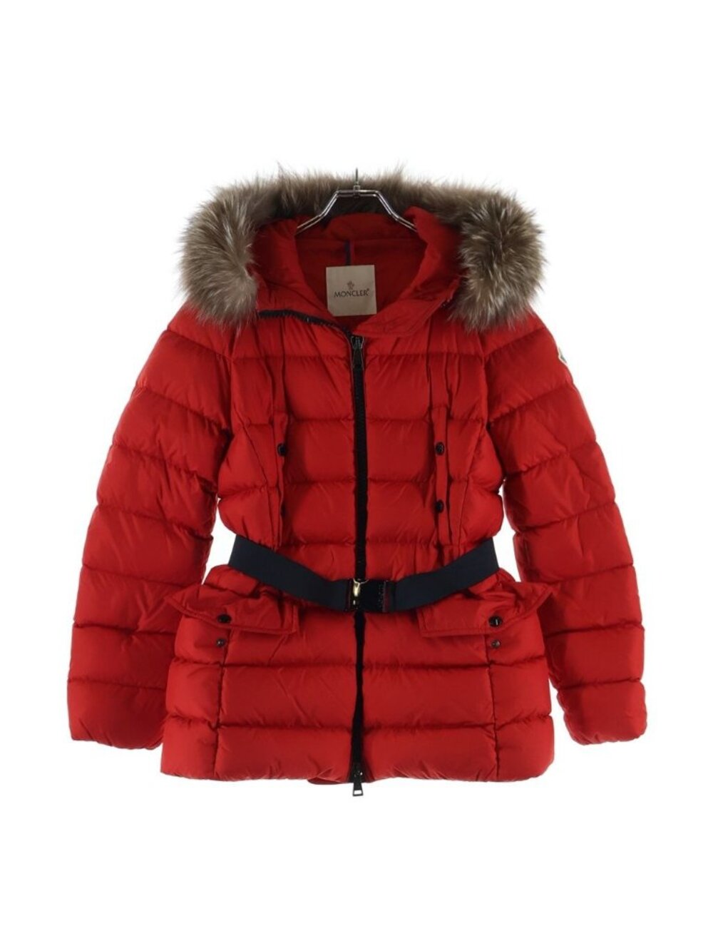 Moncler Cupidone Short Down Jacket Red Nylon